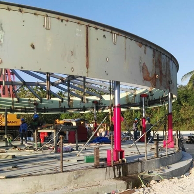 Automatische tankhefmachine met een capaciteit van 50 ton en een geavanceerd hydraulisch jacksysteem