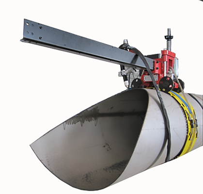 Klaar Wincoo Engineering CNC Pipe Vlam en Plasma Snijmachine Draagbare Pipe Cutter
