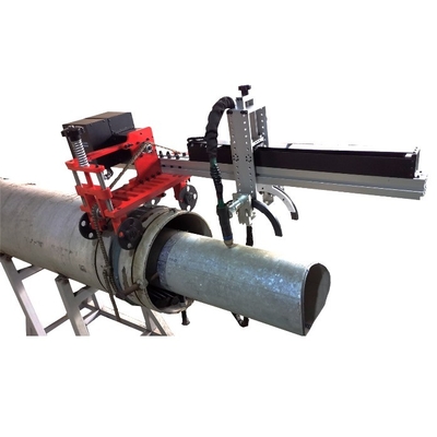 Stainless Steel Pipe Circular Seam Cutting and Beveling Machine aangedreven door SERVO MOTOR