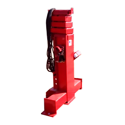 Hydraulisch opheffingssysteem voor een glazuurtank en hydraulische opheffingsophangers voor een graansilo